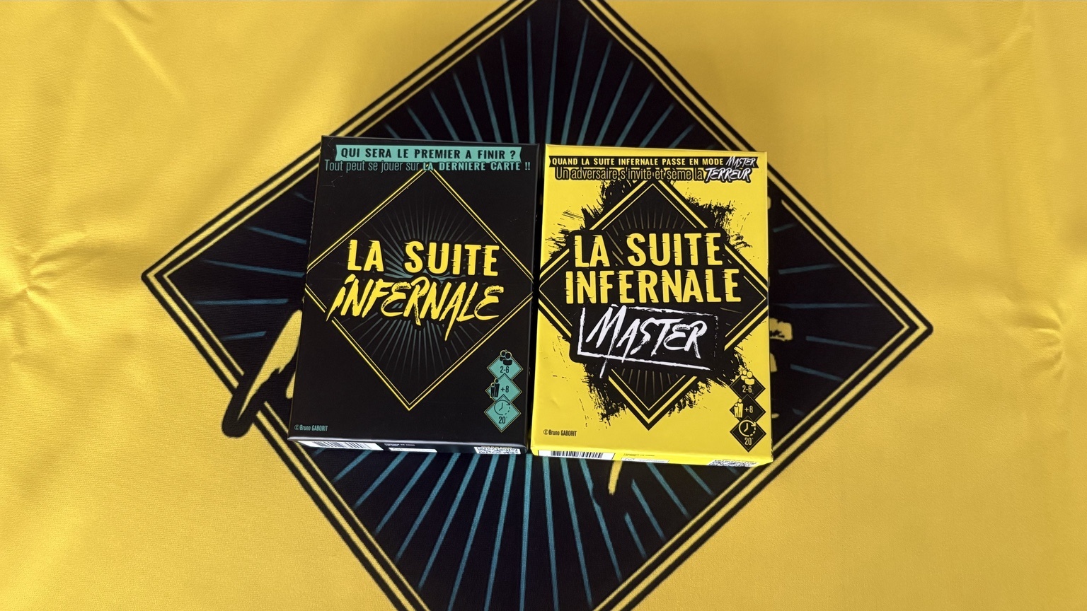 Les boîtes La Suite Infernale et La Suite Infernale MASTER